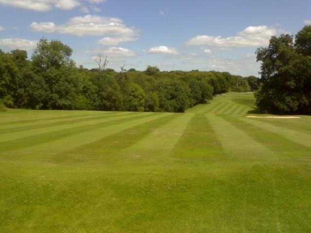 A view of fairway #7 at Batchwood Hall Golf Club.