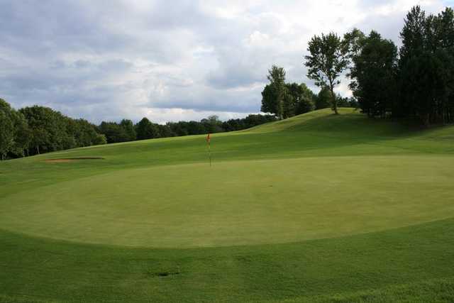 A view of the 12th green at Panshanger Golf Complex