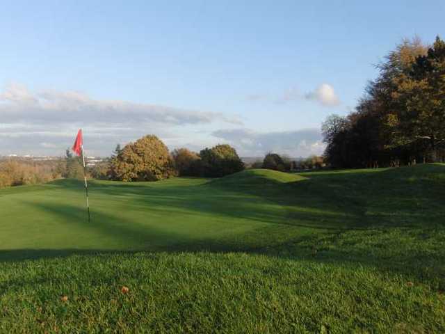 A view of a green #18 at Championship from Rickmansworth Golf Course