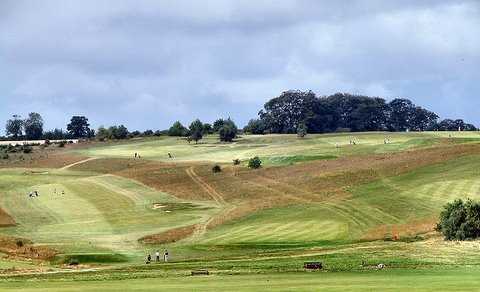 A view from the clubhouse at Royston Golf Club