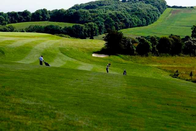 A view of fairway at Etchinghill Golf Club