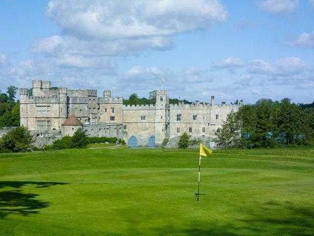 A view of a green at Leeds Castle