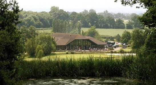 A view of the clubhouse at Weald of Kent Golf, Hotel & Business Centre