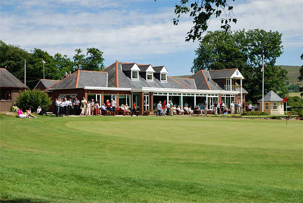 A view of the clubhouse at Clitheroe Golf Club