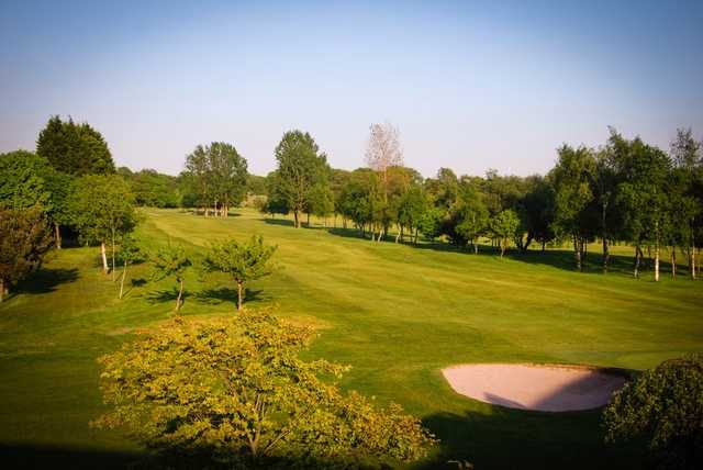 A view of fairway #2 at Leyland Golf Club