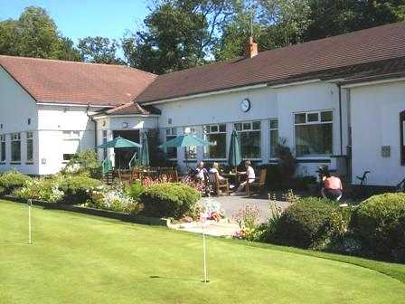 A view of the clubhouse at Lytham Green Drive Golf Club