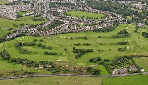 Aerial view of Marsden Park Golf Club