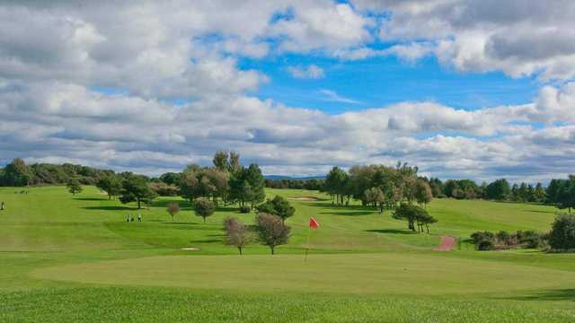A view of a green at Morecambe Golf Club.