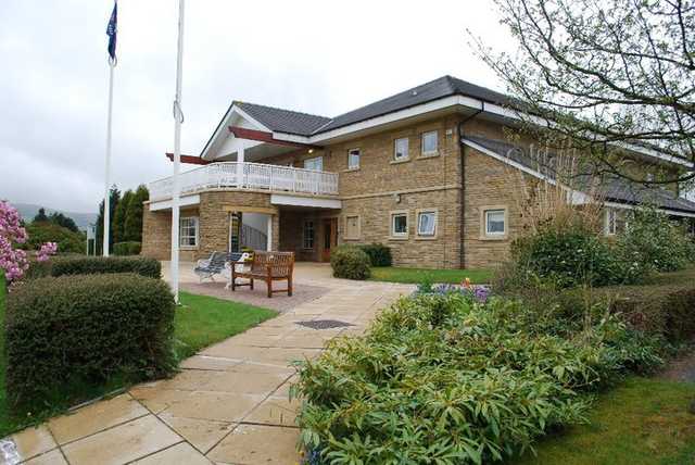 A view of the clubhouse at Rossendale Golf Club