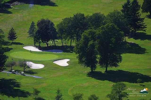 Aerial view from Harrison Resort Golf Course