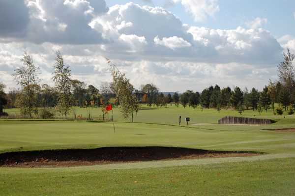 A view of green #16 at Melton Mowbray Golf Club