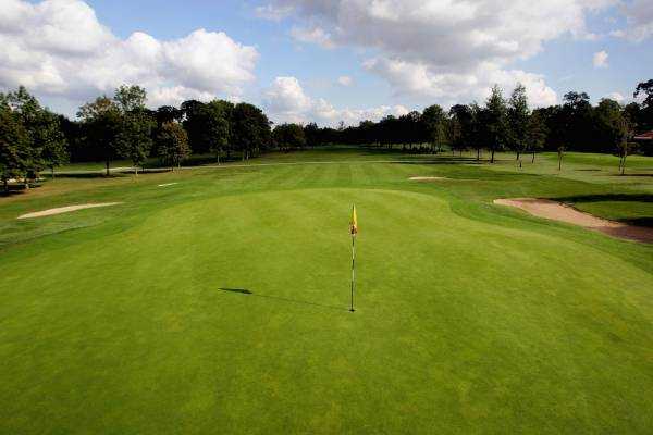 A view of the 3rd hole at Leicestershire Golf Club