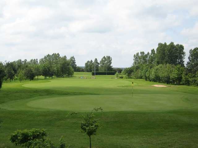 A view of a green at Championship Course from Messingham Grange.
