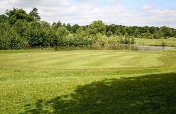 A view of hole #17 with water coming into play at Kenwick Park Golf Club