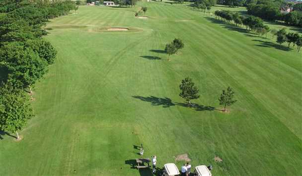 Aerial view of fairway #17 at North Shore Hotel & Golf Club