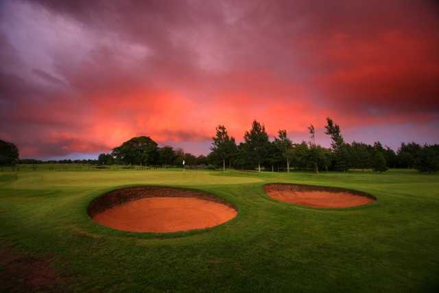 A view of hole #9 at Old Course from Formby Hall Golf Resort & Spa