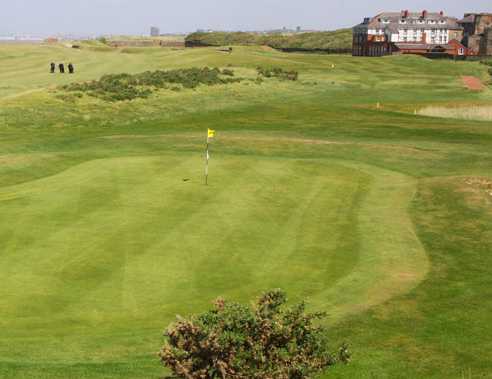 A view of the 3rd hole at Leasowe Golf Club