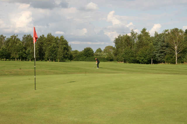 A view of the 3rd hole at Mattishall Golf Club