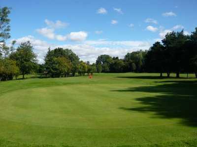 A view of the 1st green at Heworth Golf Club