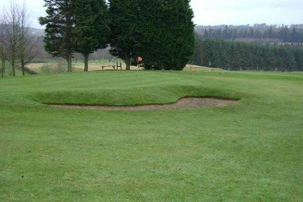 A view of the 11th green at Richmond Golf Club