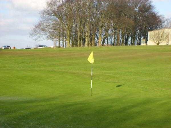 A view of hole #2 at Richmond Golf Club