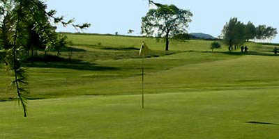 A view of a hole at Skipton Golf Club