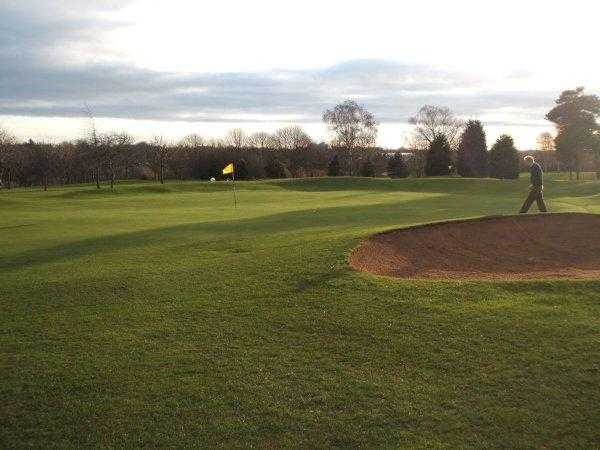 A view of the 6th hole at Kingsthorpe Golf Club