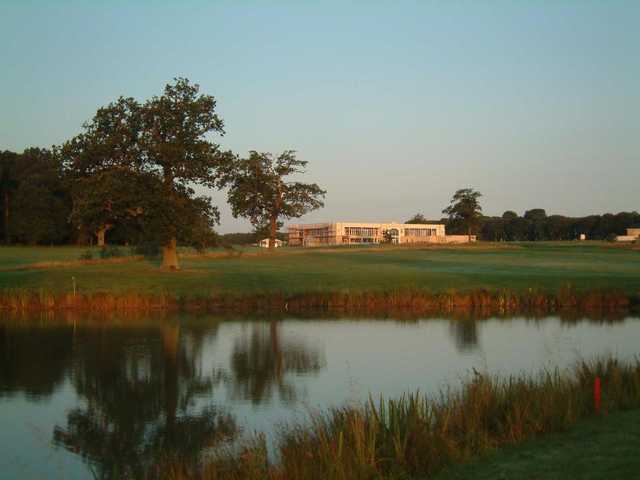 A view of the clubhouse at Whittlebury Park Golf & Country Club