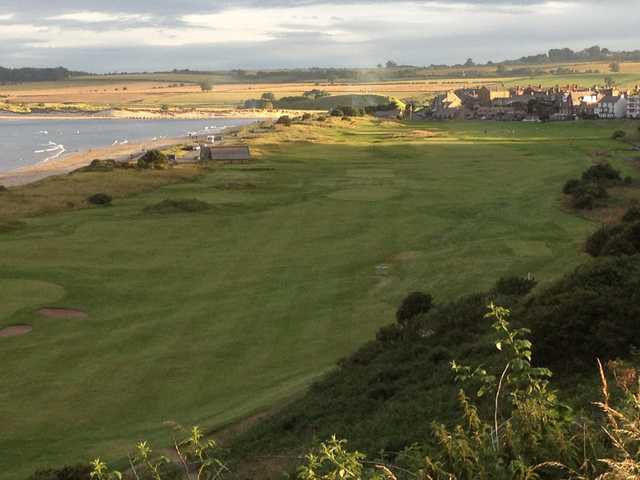 A view from Alnmouth Village Golf Club