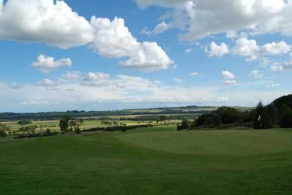 A view of the 12th hole at Alnwick Castle Golf Club