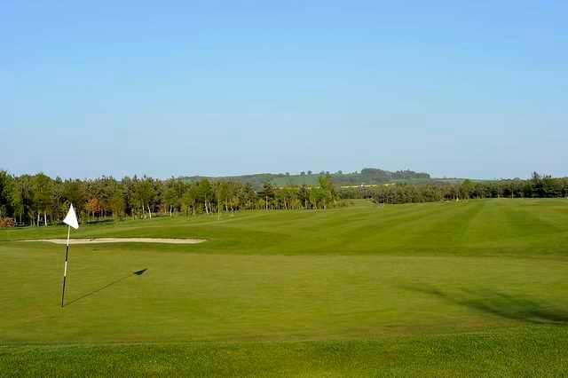 A view of a hole at Burgham Park Golf Club.
