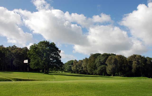 A view of the 9th green at Stocksfield Golf Club