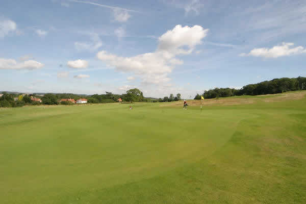 A view of the 12th green at Westwood Course from Norwood Park Golf Centre