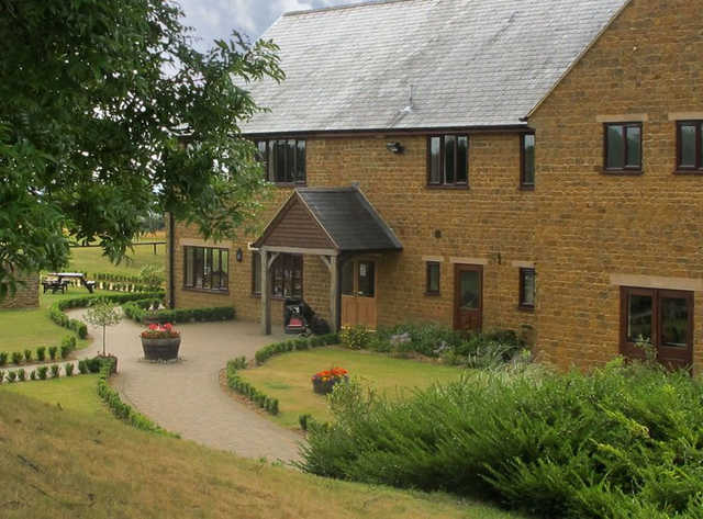 A view of the clubhouse at Rye Hill Golf Club 