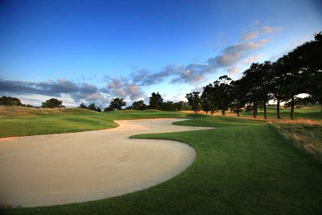 A view from fairway #2 at Oxfordshire Golf Club