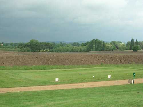 A view of tee #10 at Waterstock Golf Club