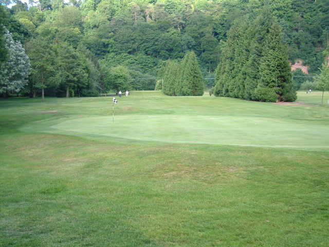 A view of the 14th green at Bridgnorth Golf Club