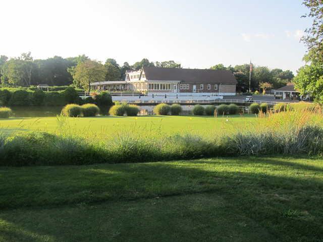 View of the clubhouse at Old Orchard Country Club