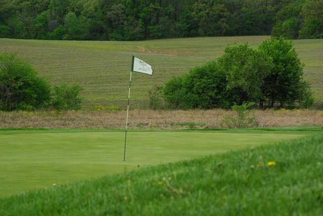 A view of hole #16 at Acorns Golf Links