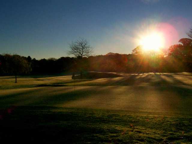 A sunny view of hole #2 at Cape Neddick Country Club