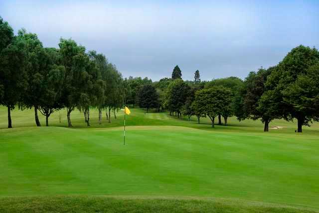 A view of the 9th hole at Oswestry Golf Club