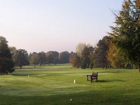 A view of the 9the hole and fairway at Shifnal Golf Club