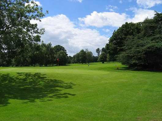 A view of green #18 at Shifnal Golf Club