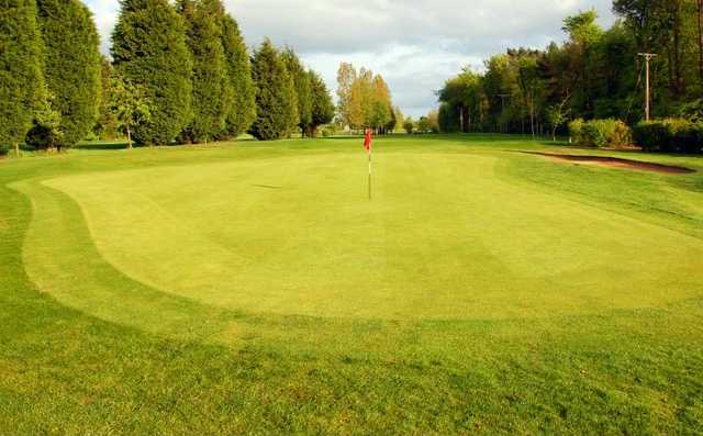 A view of green #4 at Lansdown Golf Club