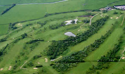 Aerial view from Long Sutton Golf Club