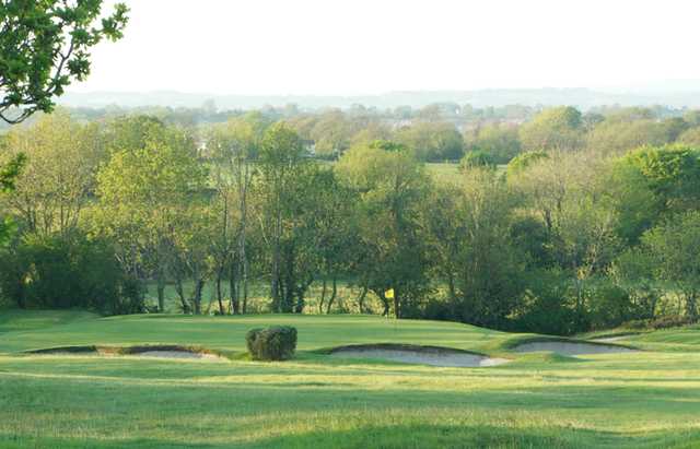 A view of the 17th hole at Mendip Course from Mendip Golf Club