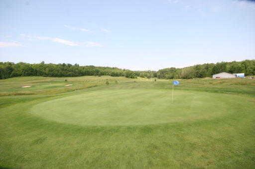 A view of a green at Deer Run Golf Course