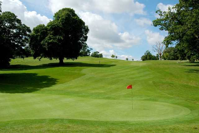 A view of the 12th hole at Orchardleigh Golf Club