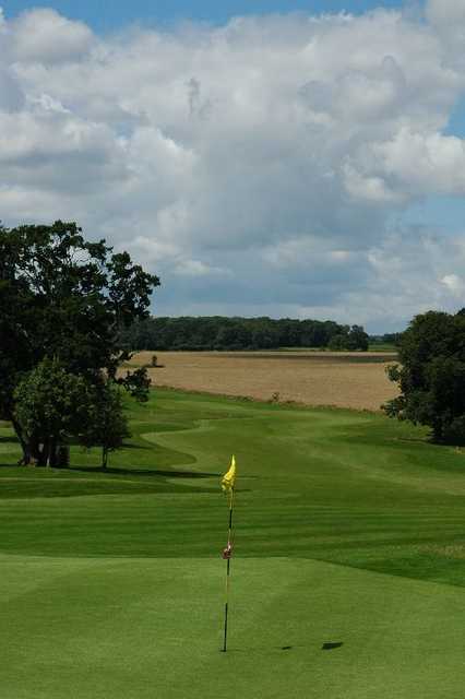 A view of green #9 at Orchardleigh Golf Club
