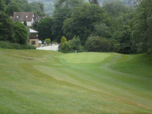A view from the left side of a fairway at Saltford Golf Club